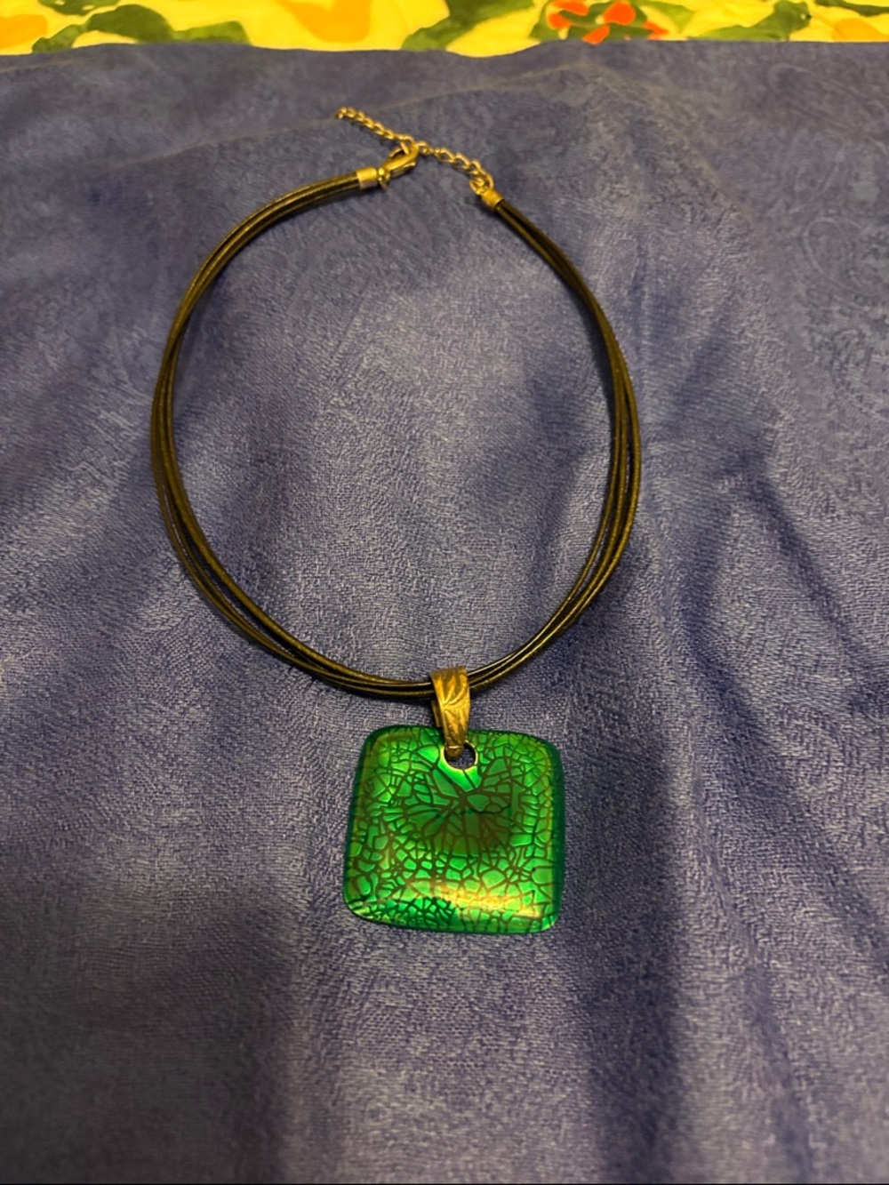 Chico's Green Pendant Necklace